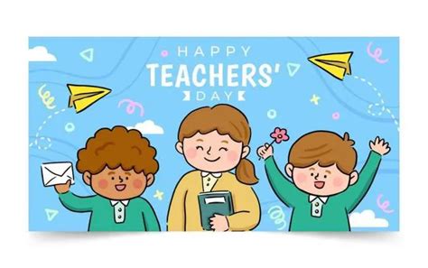 30 Poster Hari Guru Paling Kreatif 2022 Greeting Card Happy Teacher Day