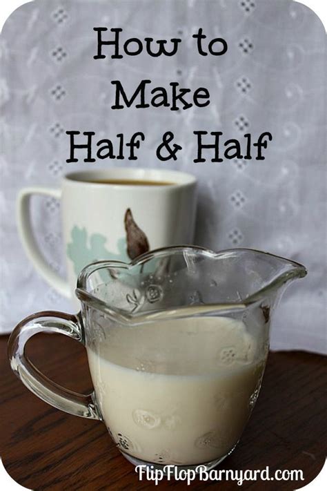 How To Make Half And Half Super Easy At Home Recipe Half And Half