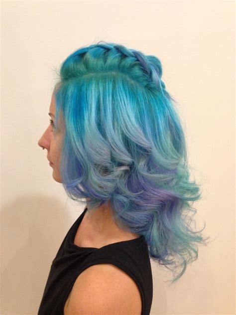 Instagram Hairbymisskellyo Sandart Spacehair Mermaidhair