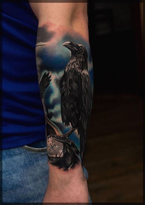 Tattoo Artist Pavel Roch Creates Masterpieces On Human Skin Raven