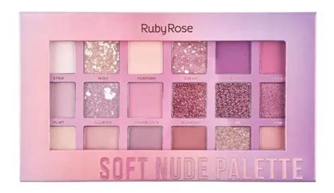 Paleta Maquiagem Sombras Soft Nude Feels Ruby Rose Hb Mercadolivre