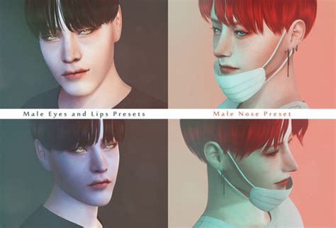 Male Presets Set MS Mary Sims On Patreon Sims 4 Mm Cc Sims 2