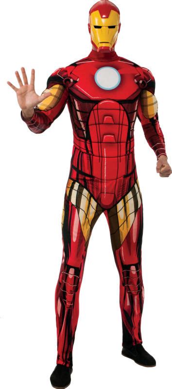 Marvel Iron Man Muscle Chest Adult Costume Party Paradise