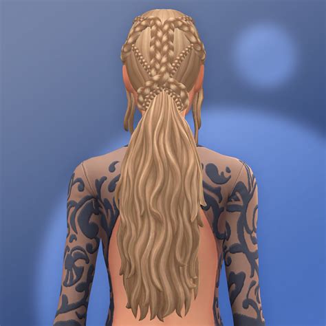 Qicc Mhysa Hair The Sims 4 Create A Sim Curseforge