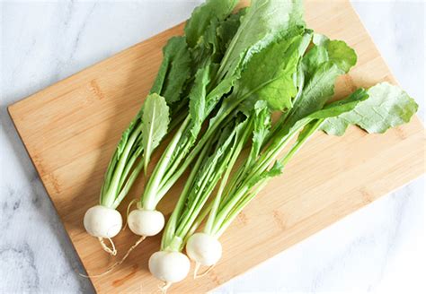 Roasted Baby Turnips With Sauteed Turnip Greens A Simple Side Dish