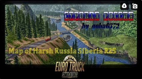 Map Harsh Russia Siberia R English City Names Ets Euro Truck Simulator Mods