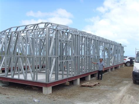 Prefabricated Light Steel Frame Houses Hurricane Resistant Prefab House