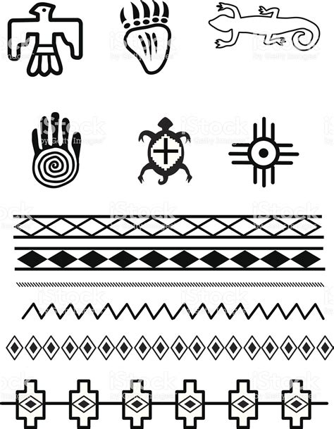 Native American Pictographs Printable