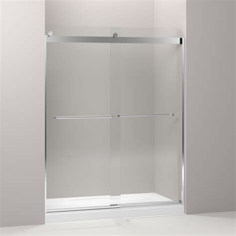 Kohler Levity 74" x 59.63" Sliding Shower Door & Reviews | Wayfair