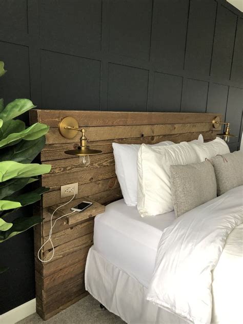 Diy Reclaimed Wood Headboard — Colors And Craft Deco Chambre A