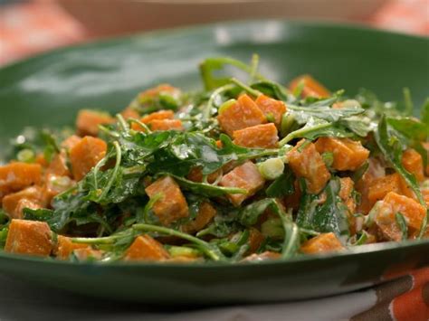 Add onion and cook until translucent, about 8 minutes. Sweet Potato and Arugula Salad Recipe | Katie Lee | Food ...