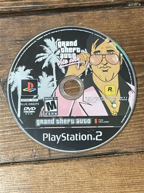 Grand Theft Auto Gta Vice City Trilogy Ps2 Playstation 2 Disc Only