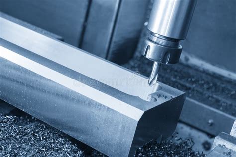 The Center Drill Tool Drilling The Hole Stock Image Image Of Milling