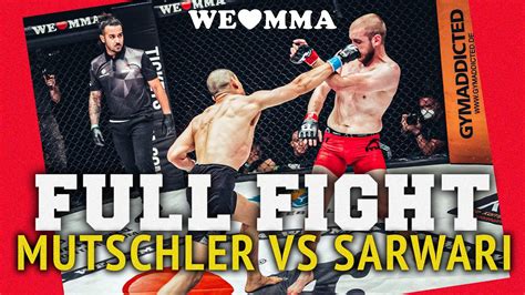 Full Fight Tobias Mutschler Vs Ali Reza Sarwari Bei Wlmma 54 Youtube
