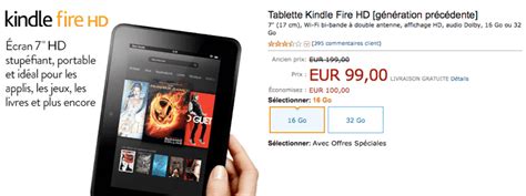 Kindle Fire Hd 7 Pouces à 99€