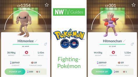 Bekijk Alle Pokémon Go Fighting Pokémon Nwtv