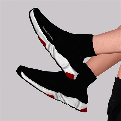 Balenciaga Speed Trainer Rotteneyeds Store Sims 4 Cc Shoes