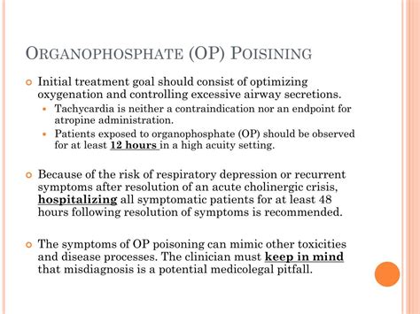Organophosphate Poisoning Ppt Fantasticlasopa