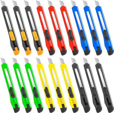 Tifical 18 Pack Box Cutter Retractable Utility Ubuy Nepal