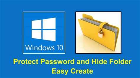 How To Create Password Protect Folder In Windows 1087 Without Using