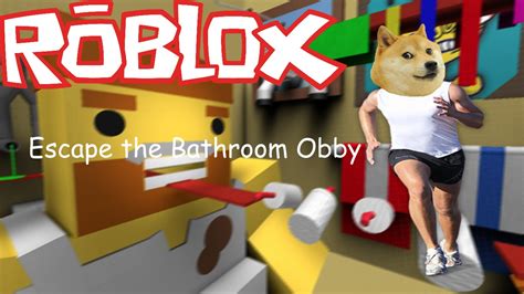 Escape The Bathroom Obby Roblox Youtube