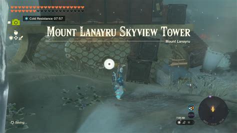 Tears Of The Kingdom Mount Lanayru Tower Skyview Tower Guide Central