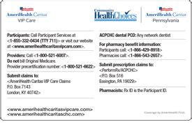 You can also look forward to informative email updates about medicare and medicare advantage. Your ID Card | AmeriHealth Caritas Pennsylvania Community HealthChoices