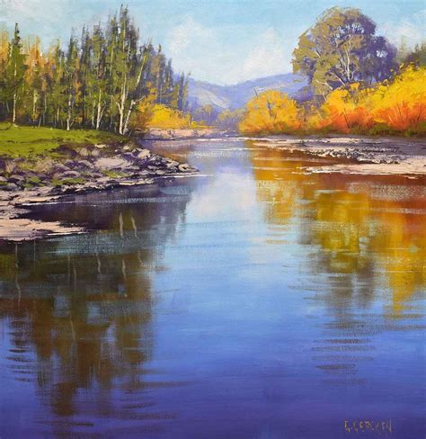 Graham Gercken Paintings For Sale Artfinder Rural Landscape Autumn