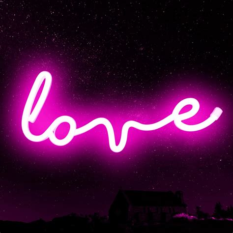 Buy Xiyunte Love Neon Light Led Neon Sign Love Light Wall Decor