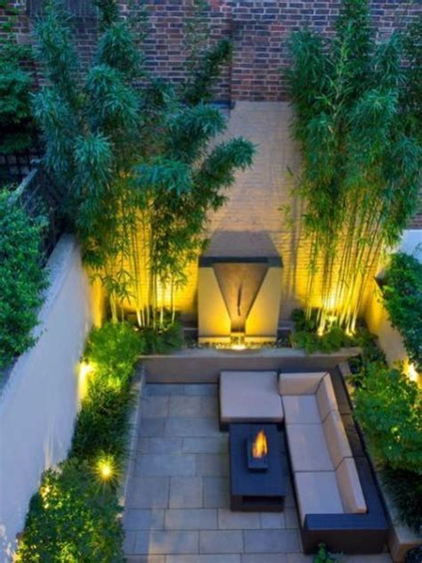 Cool 38 Relaxing Terrace Garden Design Ideas With Lighting