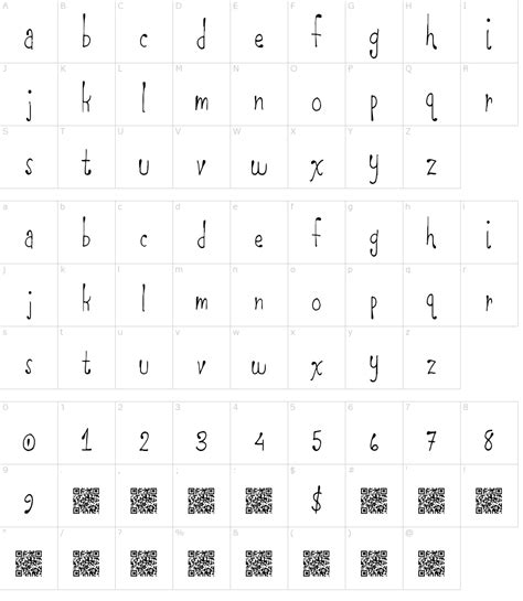 Lowercase Letters Font