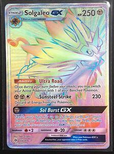 Maybe you would like to learn more about one of these? Solgaleo GX Full Art Rainbow Hyper Rare 155/149 Sun & Moon ...