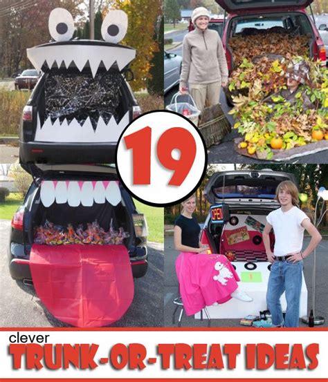 Easy And Clever Trunk Or Treat Diy Ideas Trunk Or Treat Creative