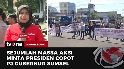 Ratusan Mahasiswa Demo Minta Presiden Copot Pj Gubernur Sulsel Kabar