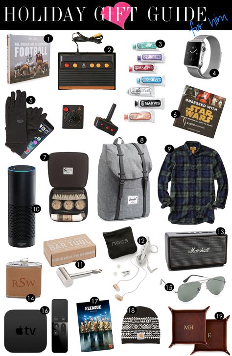 Whether it's father's day, your father's birthday or you just fancy getting your dad a random gift, we've got you covered. Holiday Gift Guide for Him. | Kiki's List | Gift guide for ...