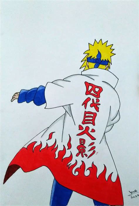 Drawing Minato Desenho De Anime Desenhos De Anime Naruto Desenho