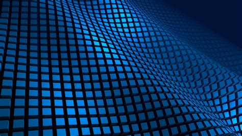 Blue Cubes Geometric Shapes Wave Abstraction 4k Hd Abstract Wallpapers