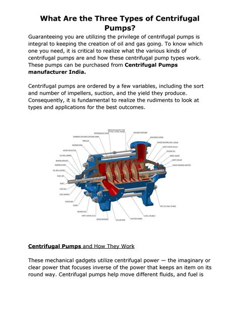 What Are The Three Types Of Centrifugal Pumps By Flowmore Pumps Issuu