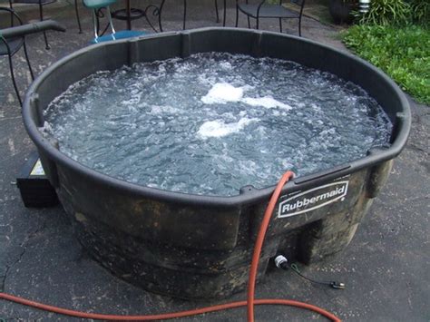Stock Tank Hot Tub Hillbilly Hot Tub Made From A 300 Gallo Flickr