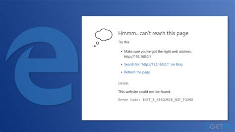 How To Fix INET E RESOURCE NOT FOUND Error On Windows
