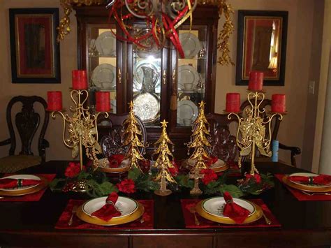Christmas Dining Room Table Decoration Ideas Decor Ideas