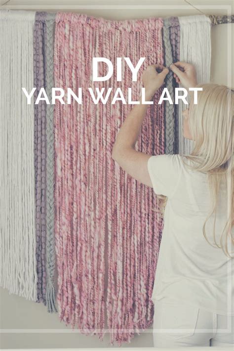 Diy Home Diy Yarn Wall Art Wall Hanging Macrame