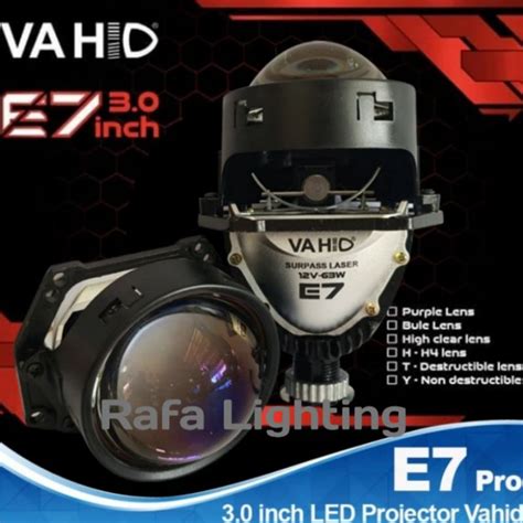 Jual Vahid Bi Led E7 Surpass Laser Blue Hd Lens Dual Core Pro Lens