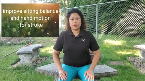 Exercise Para Ma Improve Ang Sitting Balance At Hand Motion Sa Stroke