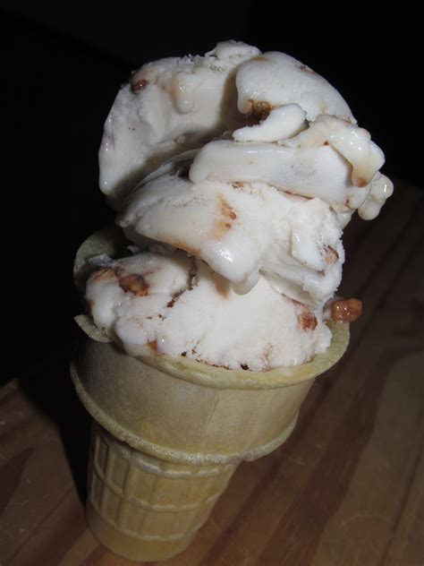 Vegan Ikwe Alternative Butter Pecan Ice Cream Cone