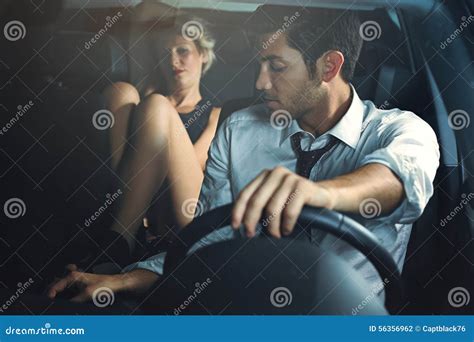 Backseat Seduction Stock Photo Image Of Woman Chauffeur