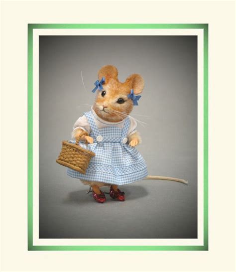 R John Wright Collectible Dolls Wizard Of Oz Dorothy Mouse Cute