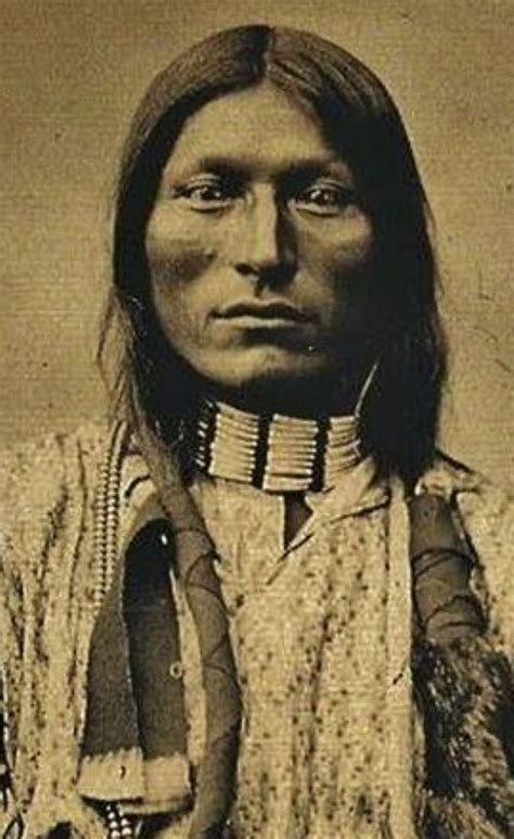 Unidentified Native American Man Beautiful Facial Features Native