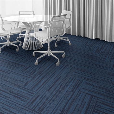 Interface Carpet Tile B701 Color North Sea 7431 002 000 Installation