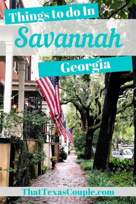 25 Incredible Things To Do In Savannah Ga That Texas Couple Travel